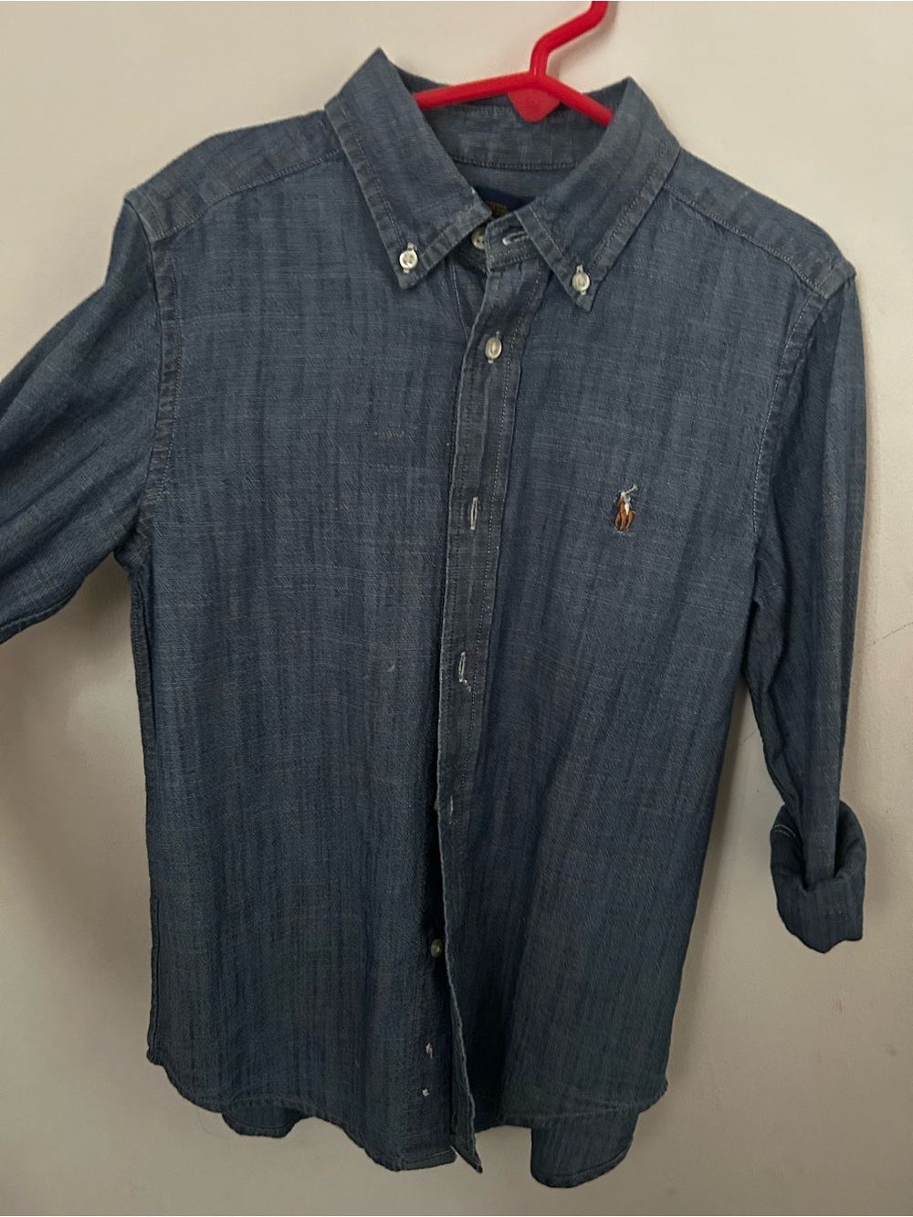 2 button down Ralph Lauren polo shirts. Great condition.